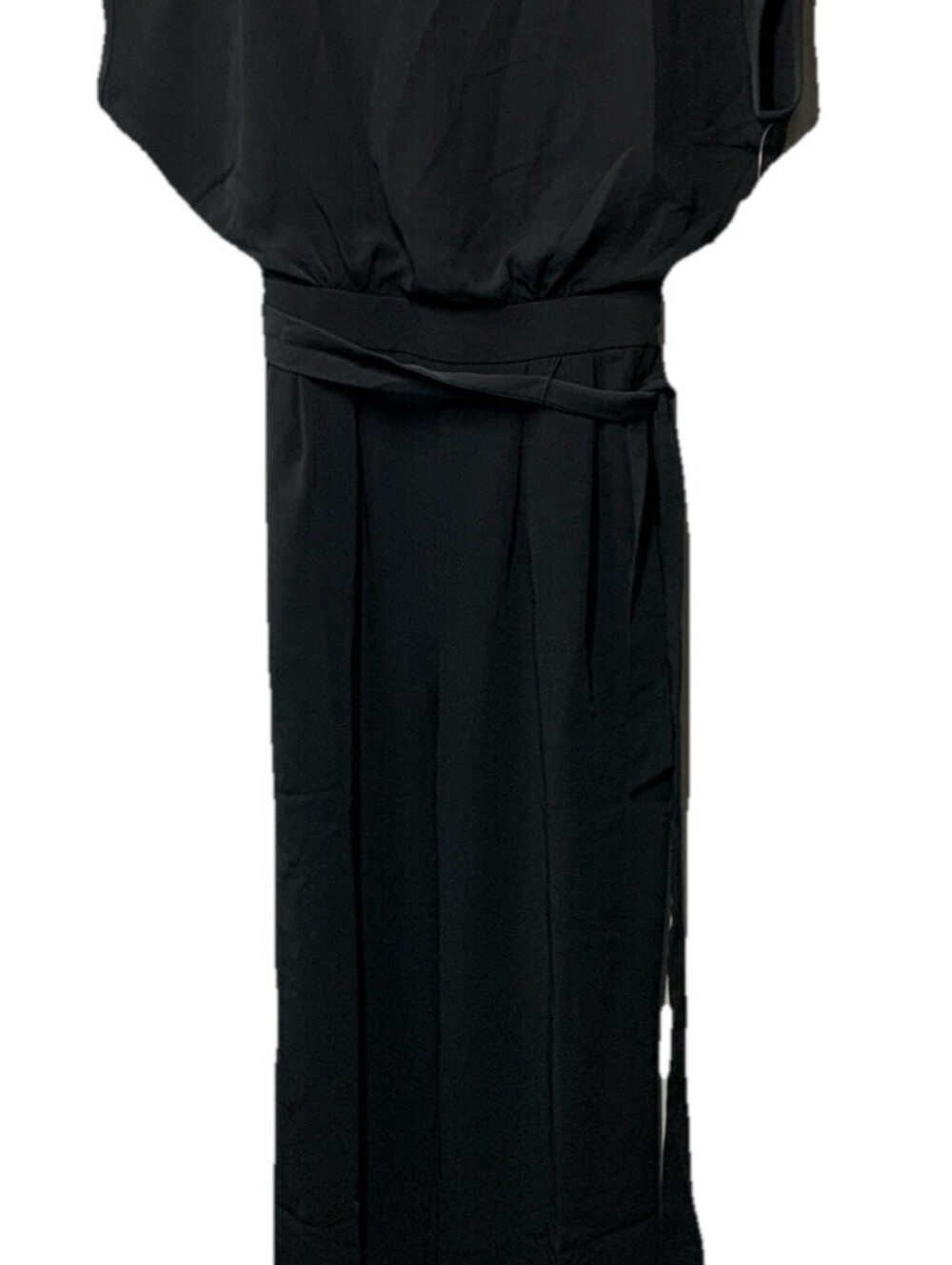 Eliza J Women's Cap Short Sleeve Wide Leg Jumpsuit Black Size 0 Formal Business